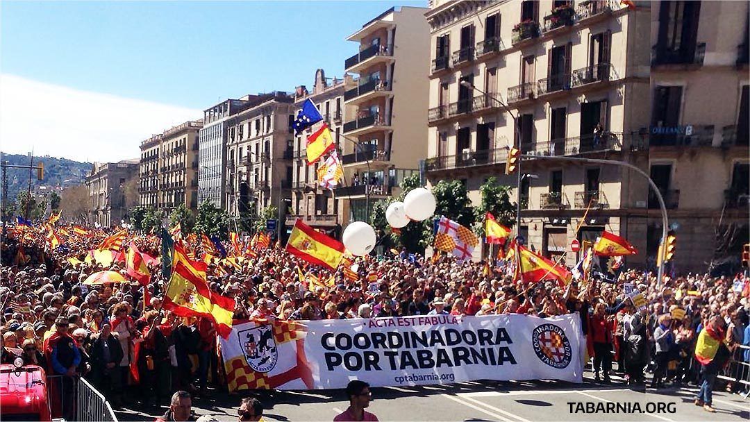 Tabarnia se une a la manifestación del 18 de marzo