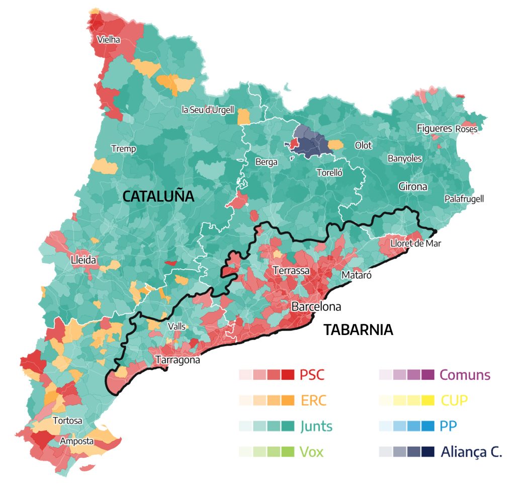 Primera fuerza política por municipios