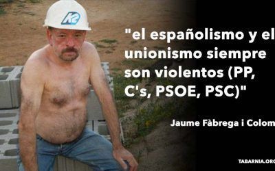 Jaume Fàbrega aumenta el tono xenófobo de su mensaje de odio