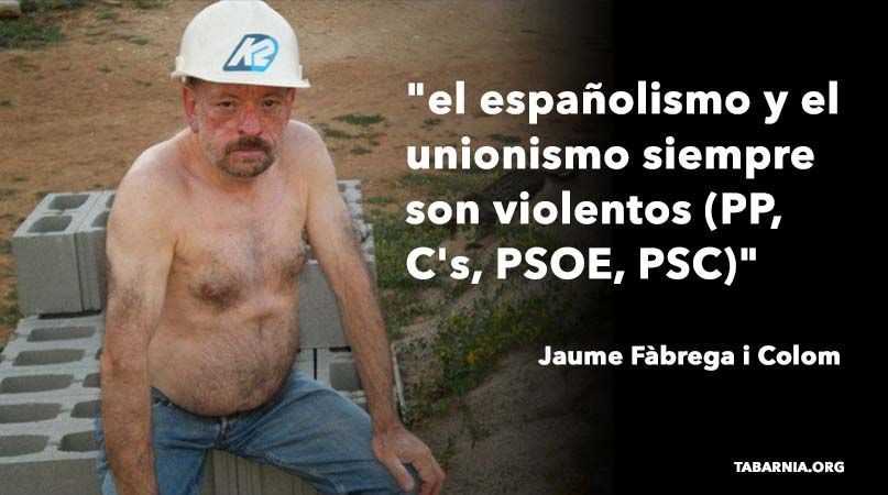 Jaume Fàbrega aumenta el tono xenófobo de su mensaje de odio