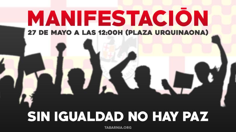 Convocada una gran manifestación por la Igualdad y la Paz