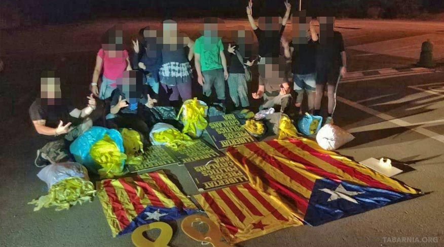 Resistencia Alta Tabarnia en acción.
