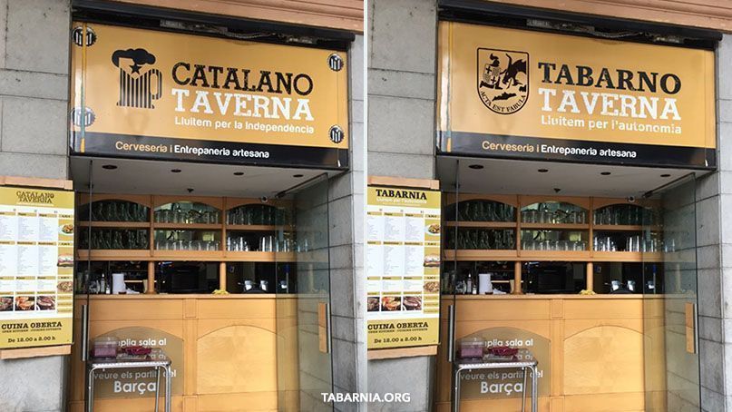 Tabernia: la taberna tabarnesa o «tabarno-tavernas»